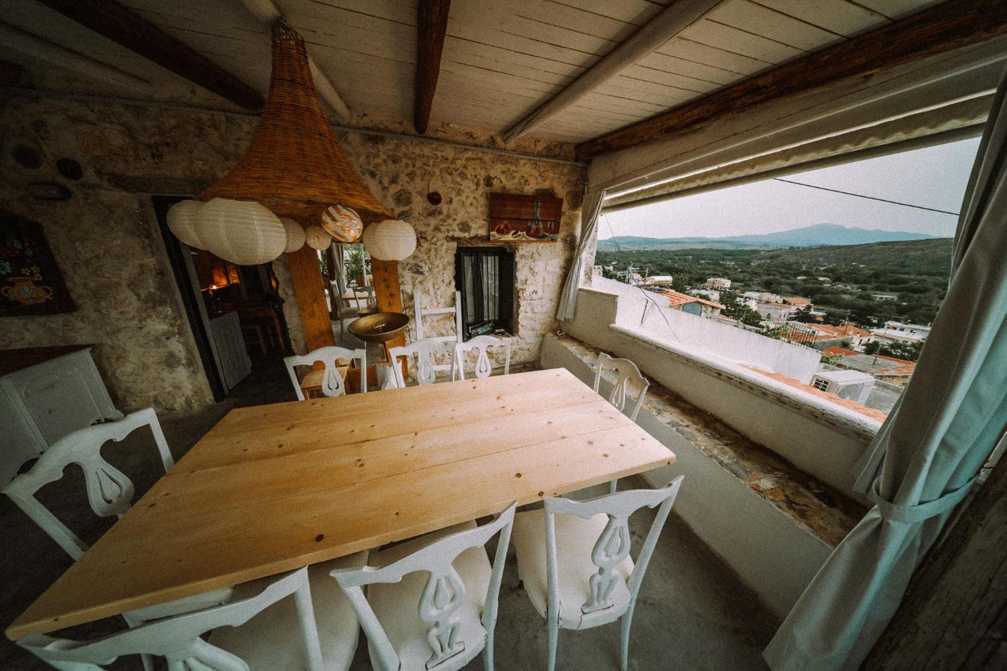 Antonia'S Stonebuilt Mansion With A Private Pool Villa Armenoi  ภายนอก รูปภาพ