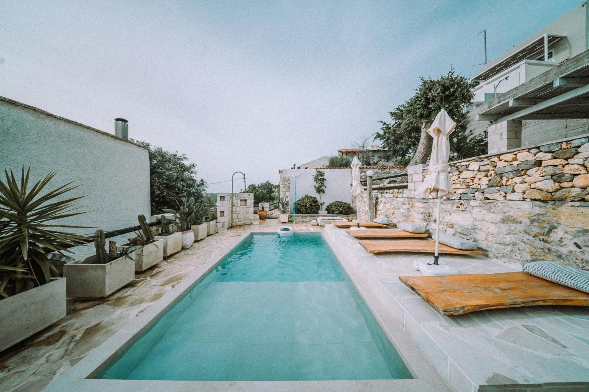 Antonia'S Stonebuilt Mansion With A Private Pool Villa Armenoi  ภายนอก รูปภาพ