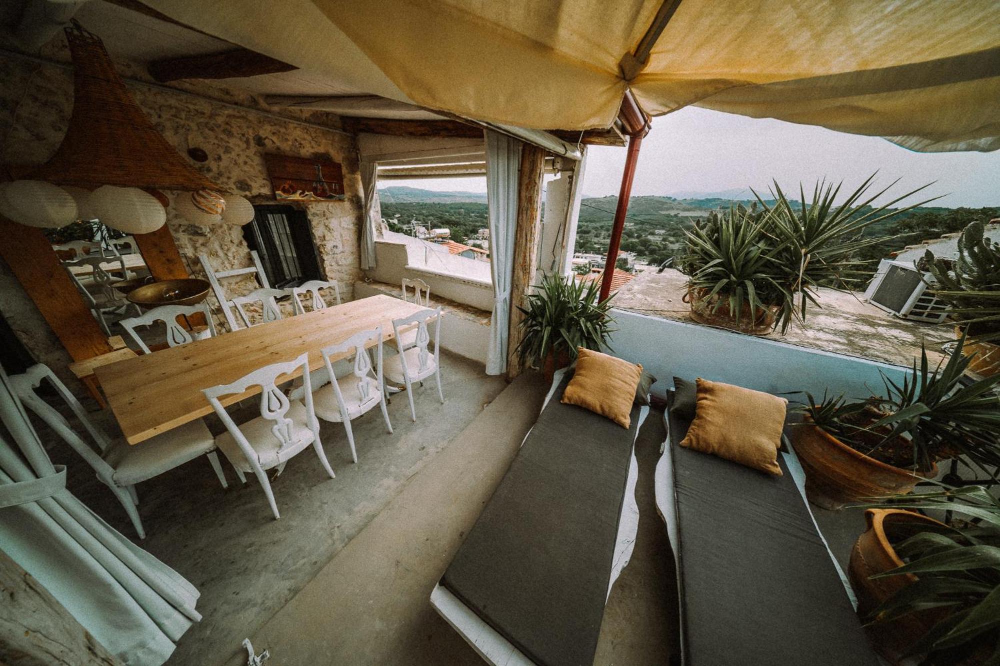 Antonia'S Stonebuilt Mansion With A Private Pool Villa Armenoi  ภายนอก รูปภาพ