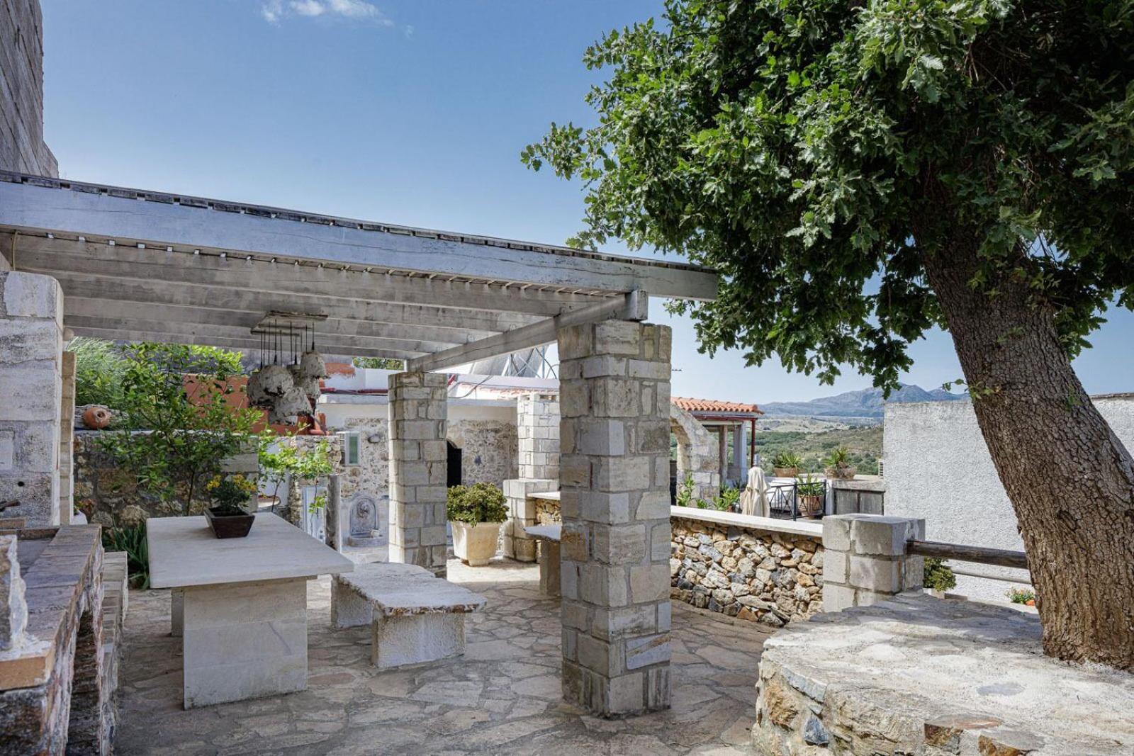 Antonia'S Stonebuilt Mansion With A Private Pool Villa Armenoi  ภายนอก รูปภาพ